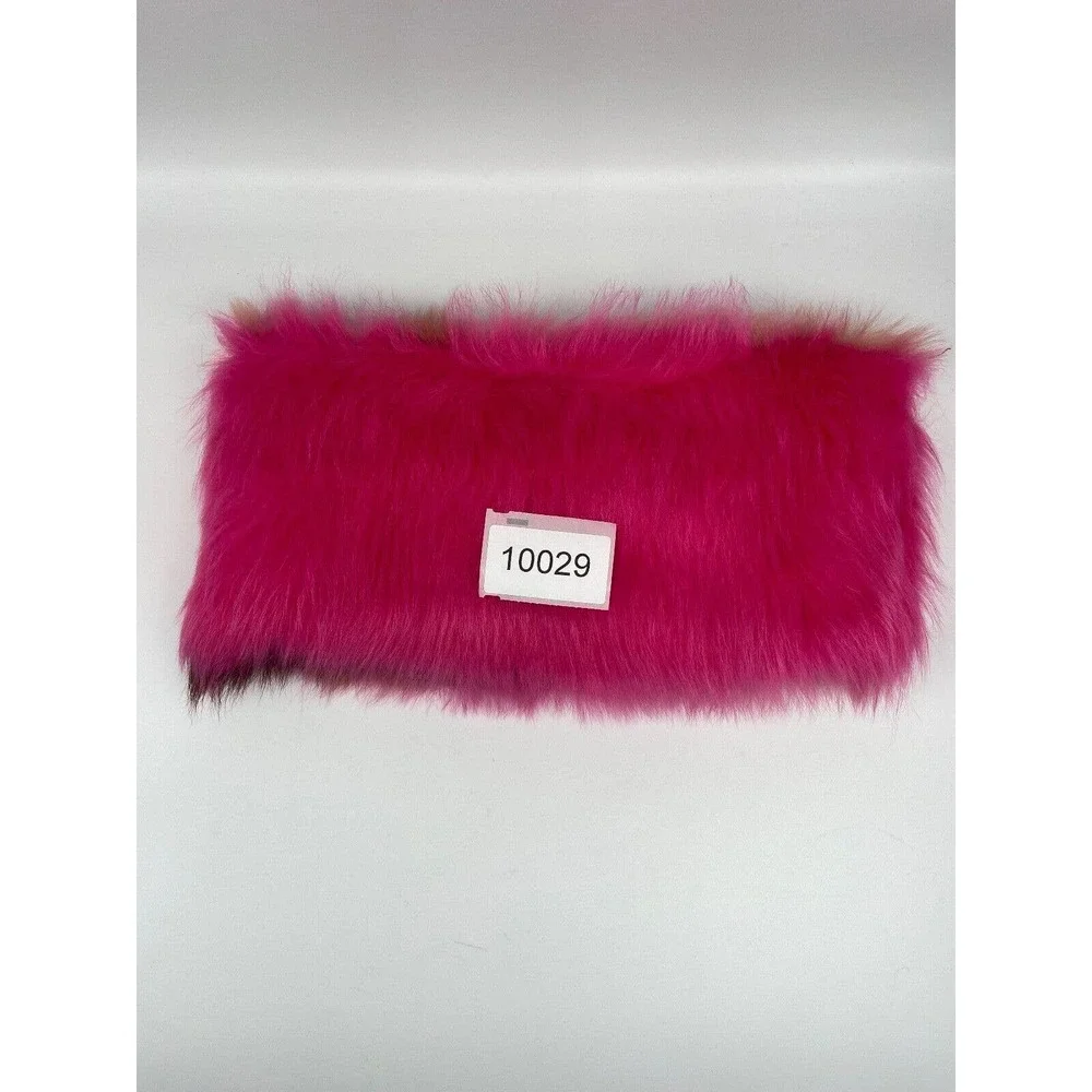 UGG Snood Genuine Sheepskin Womens One‎ Size BRIGHT PINK MULTI Ski Scarf